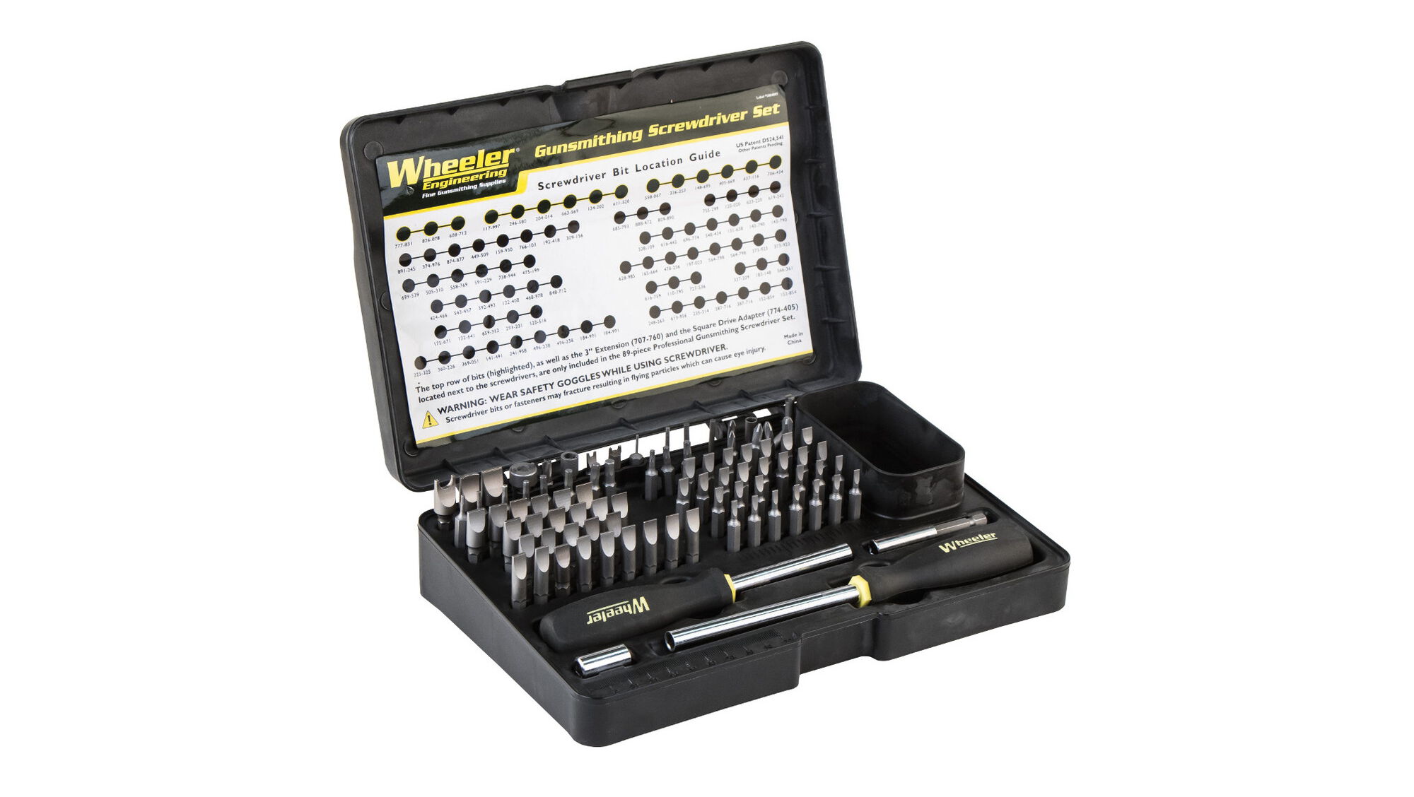 89 Piece Professional Gunsmithing Screwdriver Set Wheeler