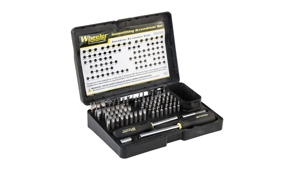 89 Piece Professional Gunsmithing Screwdriver Set