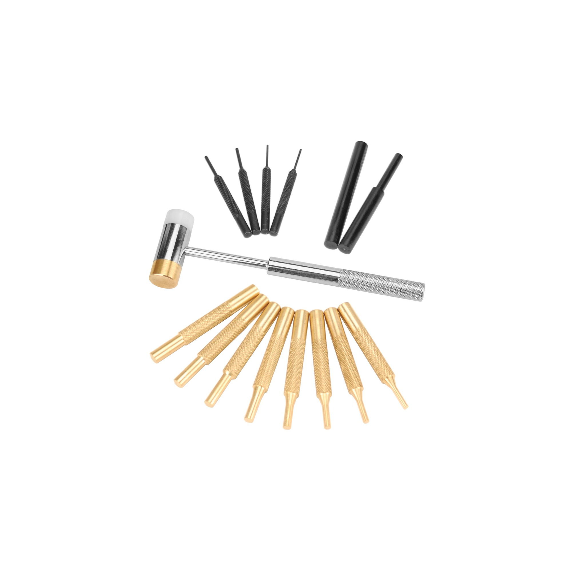Hammer And Punch Set | Hard Plastic Case | Wheeler