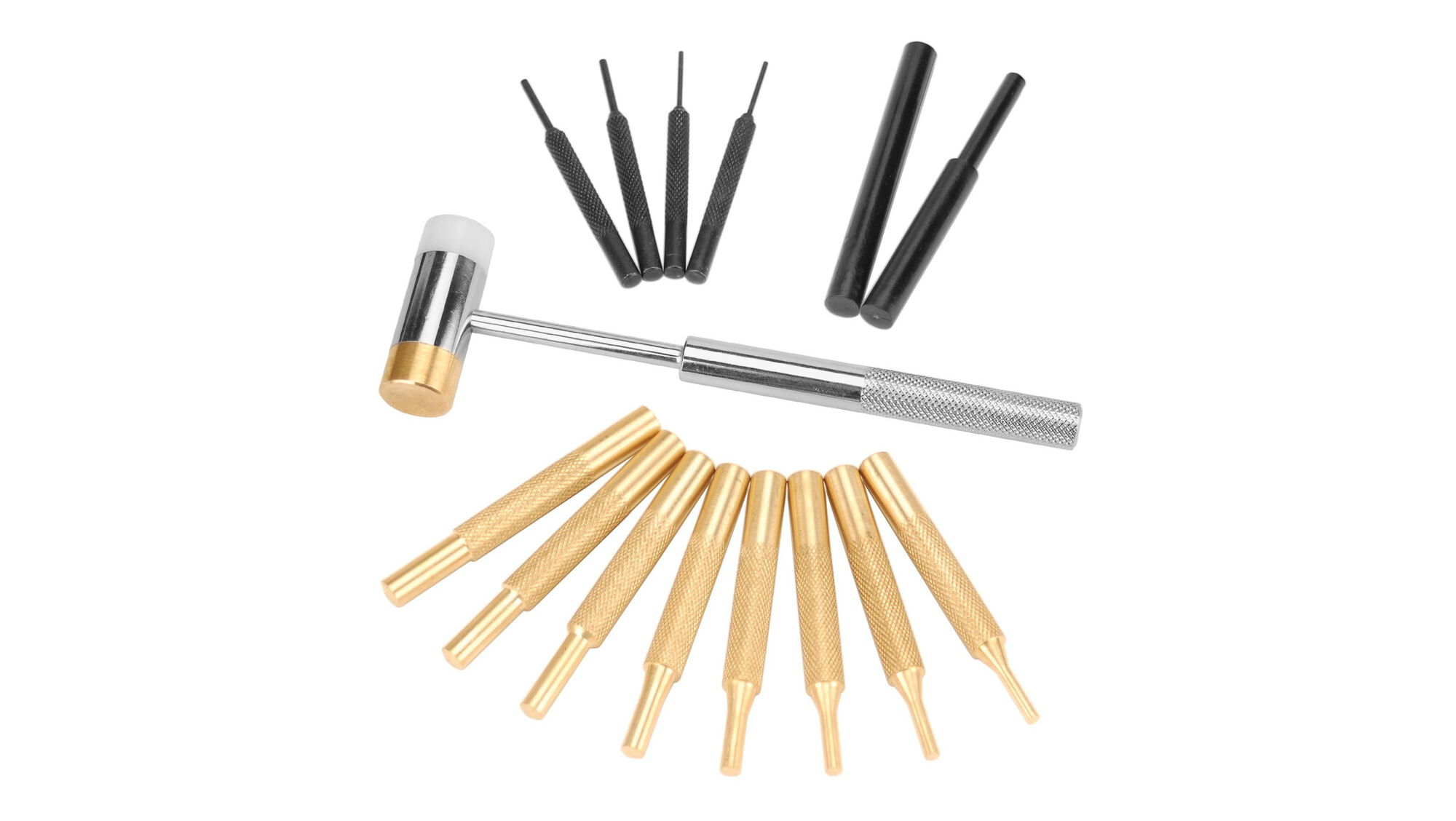 Hammer And Punch Set Hard Plastic Case Wheeler