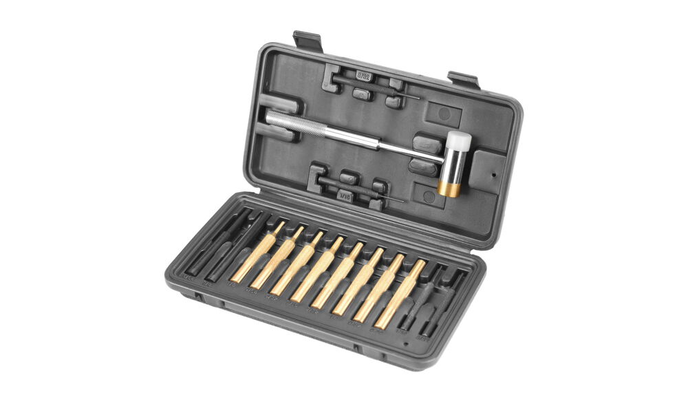 Hammer And Punch Set, Hard Plastic Case