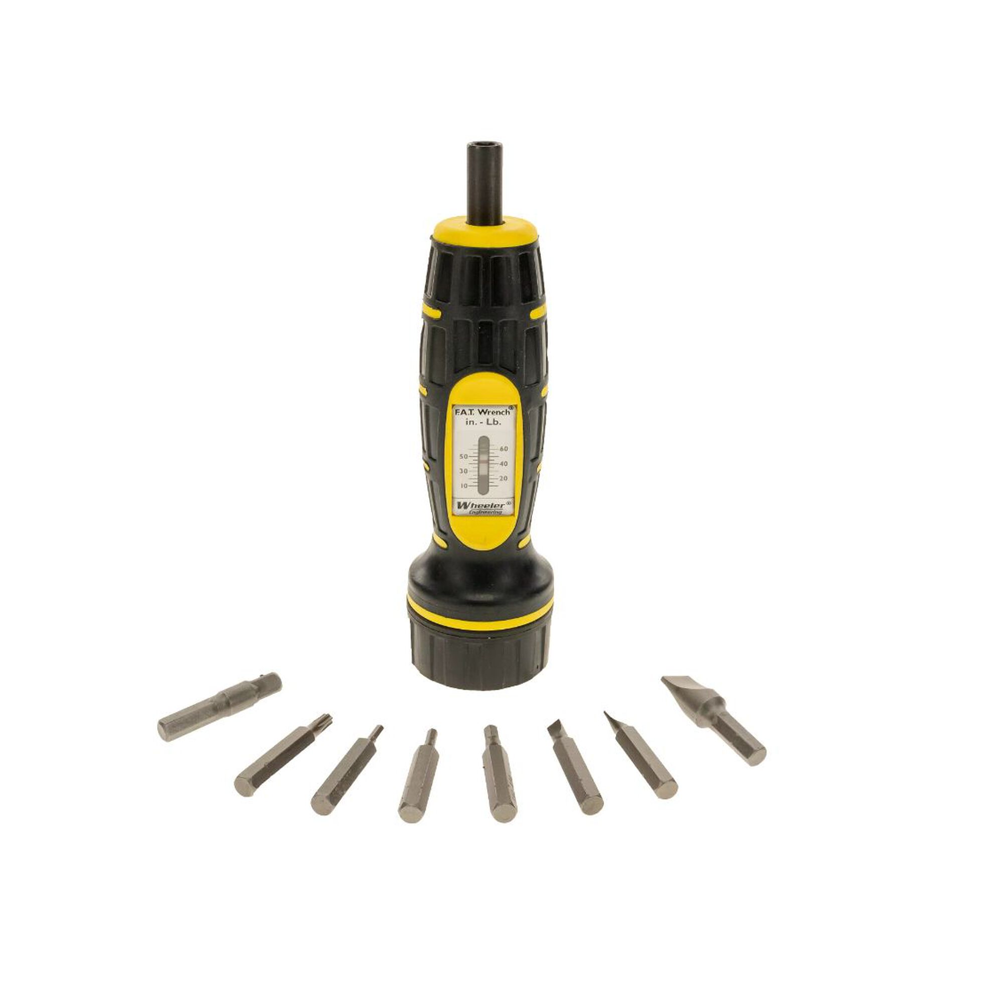 Wheeler Fat Torque Wrench And 10 Bit Set For Scope Mounting