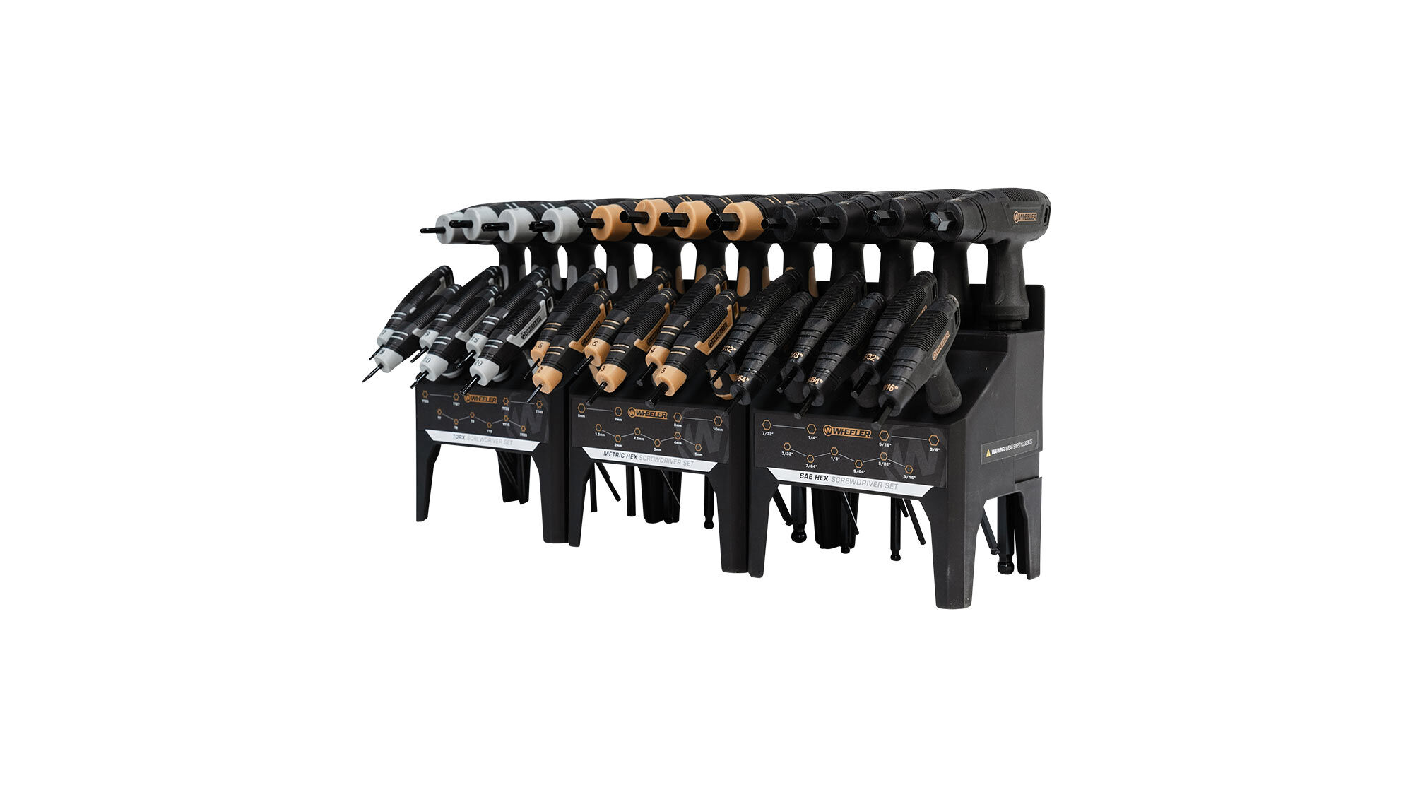 Wheeler 30 Piece SAE/Metric Hex and Torx P-Handle Set | Wheeler