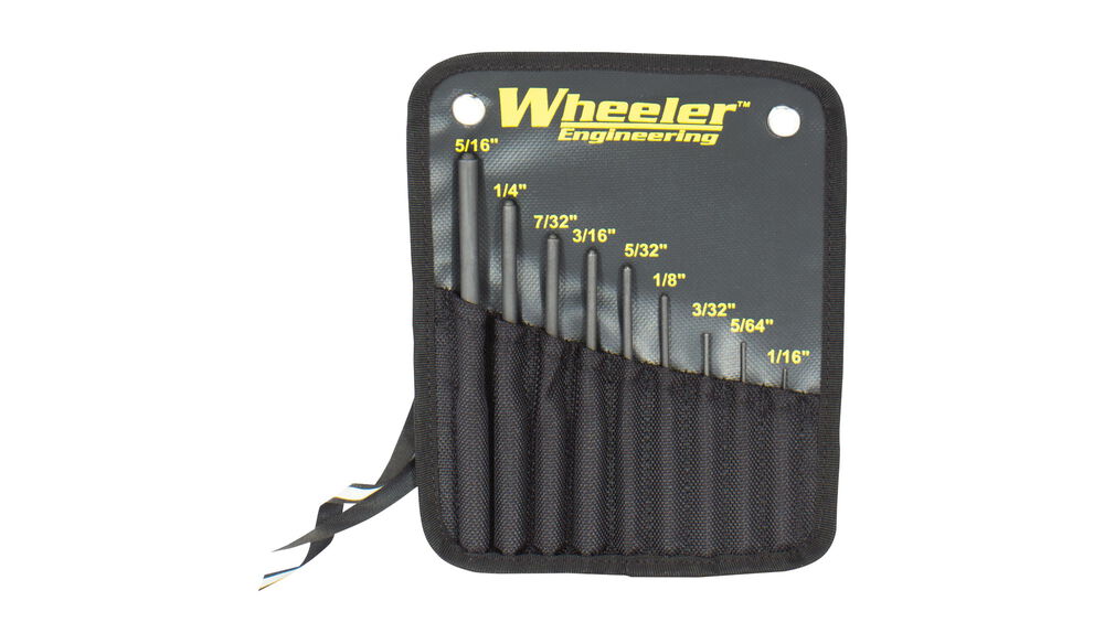 Wheeler Master Roll Pin Punch Set