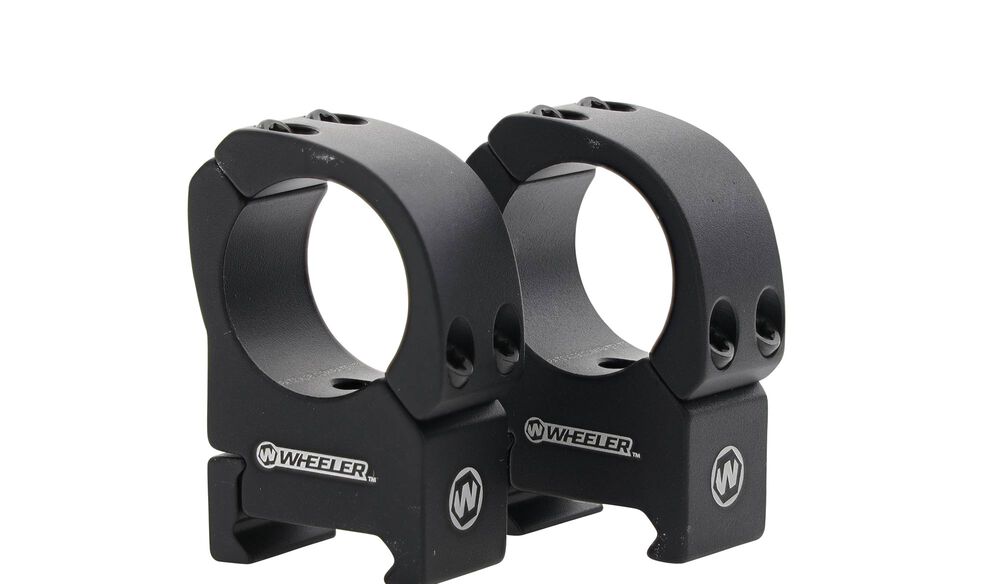 Wheeler Sporter Bi-Weaver Style Pic Rings - 1" High