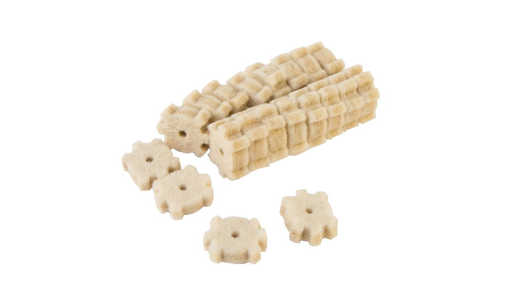 Wheeler Star Chamber 20 Pack Die Cut Threaded Cleaning Pads